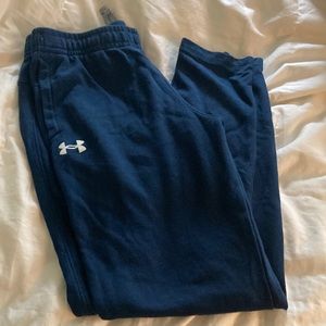 Under Armour Boys Sweatpants - Size YXL - Navy